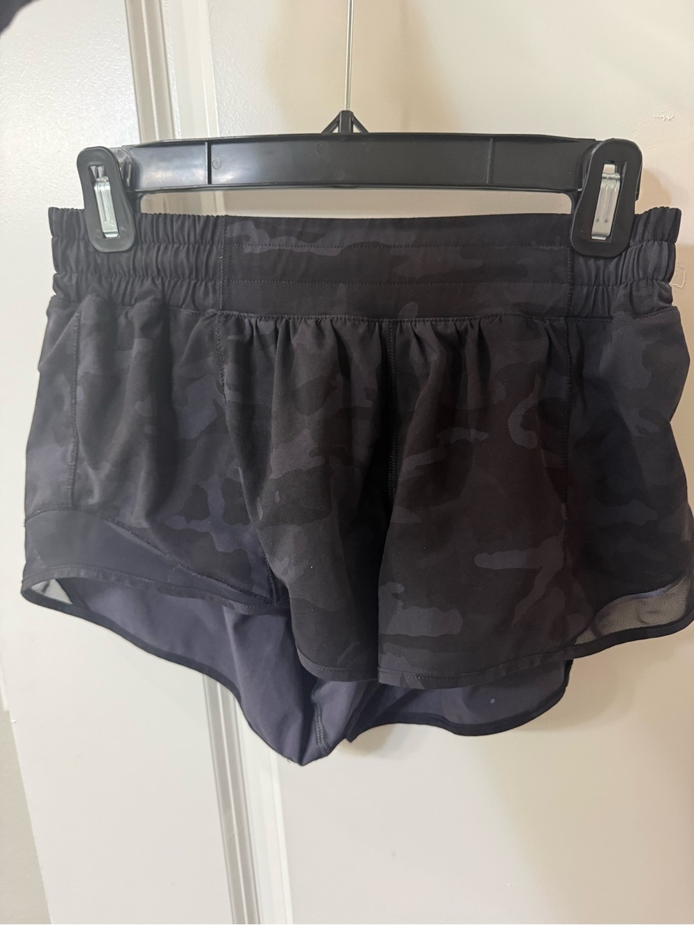 lululemon athletica Black Camo Athletic Shorts